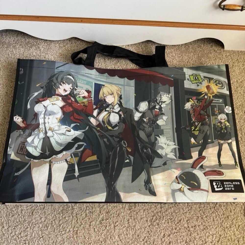 Zenless Zone Zero ZZZ Tote Bag Astra Evelyn Lycaon Billy Anby Anime Expo AX 2025